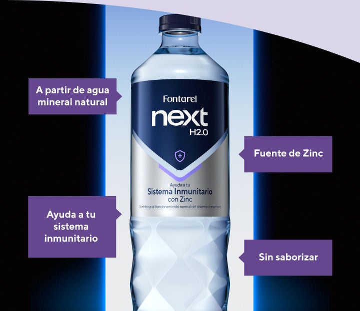 Botella Agua Ayuda a tu sismte inmunitario - Fontarel Next H2.0