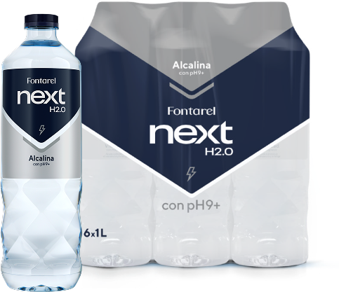 Botella Agua Alcalina - Fontarel Next H2.0